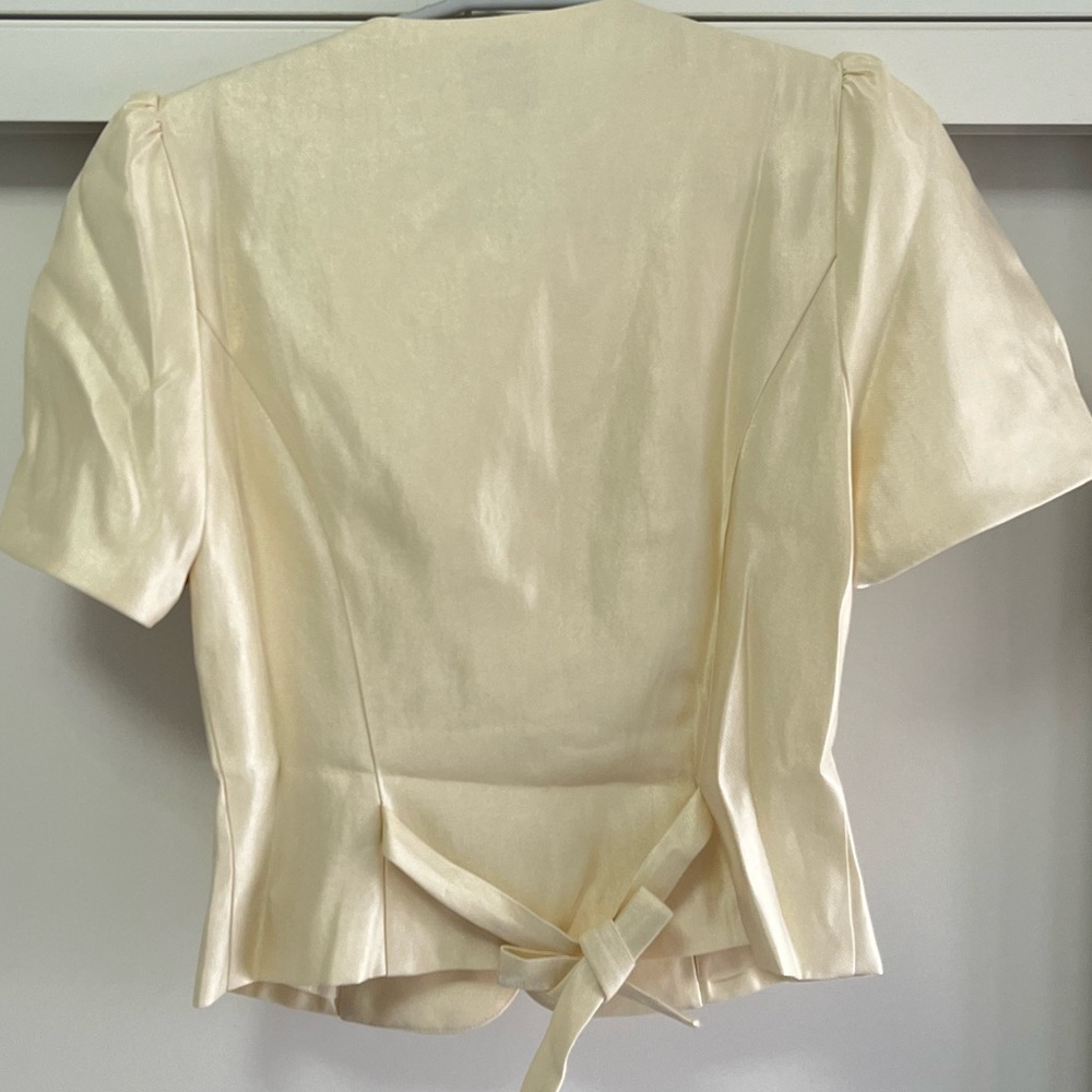 “💖Sale” Reformation Mika Two Piece — Cream - Picture 6 of 7